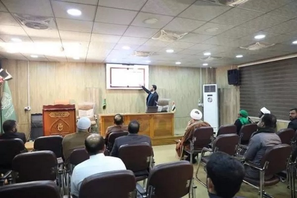 بالصور..معهدُ القرآن في النجف الأشرف يُنظّم دورةً علميّة لطلبة العلوم الدينيّة