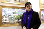 فنان جزائري يرسم مساجد العالم في معرض بباريس