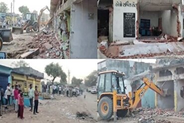 ভারতের গুজরাটে মুসলমানদের প্রায় ২০০ দোকান ভেঙে দিয়েছে প্রশাসন