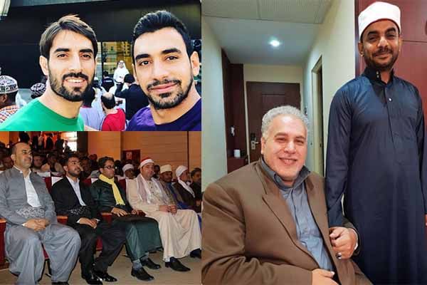 تصویری از تلاوت قاری بین‌المللی در محضر مقام معظم رهبری