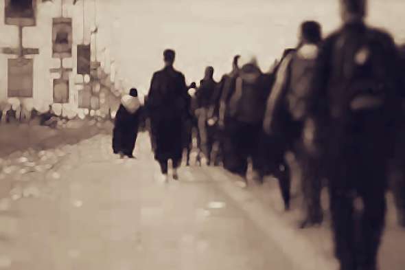 نماهنگ/ ستون به ستون می‌روم، دلم غرق خون می‌روم