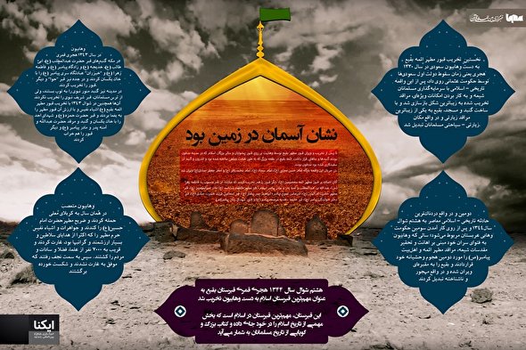 اینفوگرافیک/ نشان آسمان در زمین بود