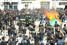 عزاداری عاشواری حسینی(ع) در آستانه علوی(ع)