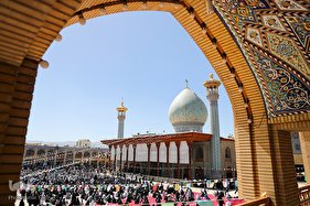 تحویل سال نو در شاهچراغ (ع)