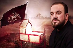 فیلم | مداحی ترکی «بویانیب قانه نماز اوسته حسین» از سیدطالع باکویی