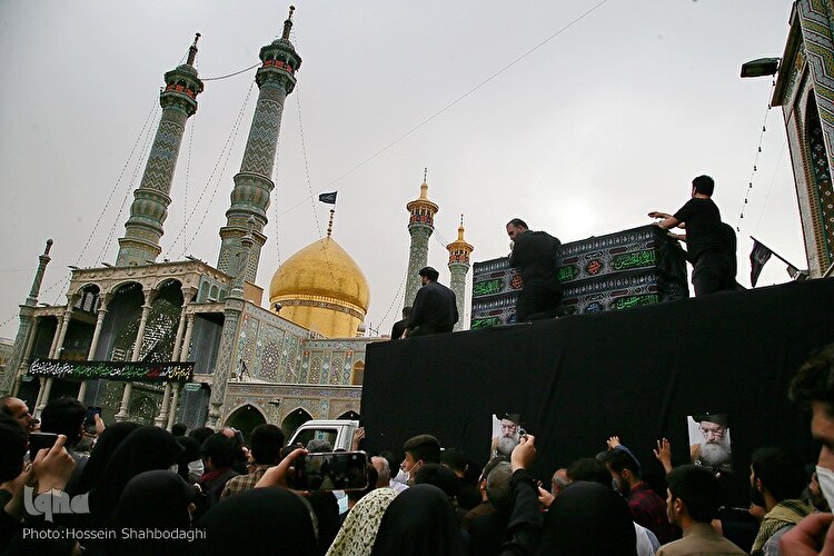 مراسم تشییع پیکر آیت‌الله فاطمی‌نیا(ره) در قم