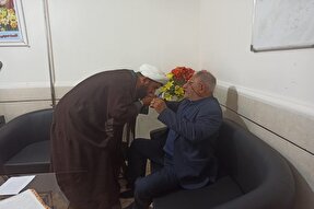 تجلیل امام جمعه مارگون از پدر شهید اختری‌مقدم