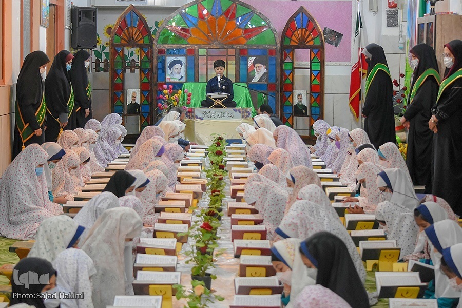 جزءخوانی قرآن در بوستان جوانمردان