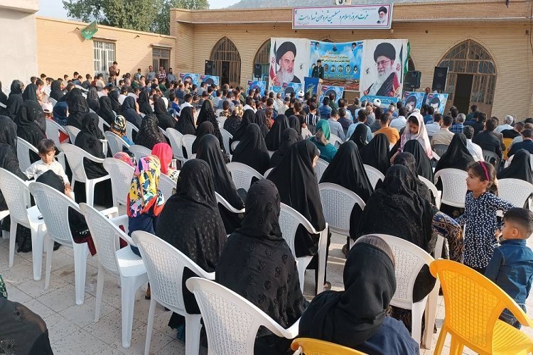 حضور مردم در یادواره شهدای جاورده