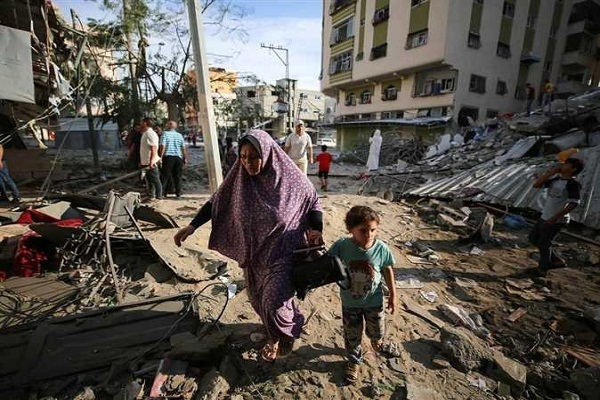 تلاوت زیبای امدادگر فلسطینی + فیلم