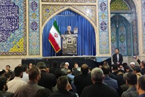 عکس | مراسم سوگواری شهادت آیت‌الله رئیسی در خرم‌آباد