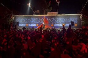 فیلم | مراسم عزاداری در هیئت احباب‌الحسن(ع) سنندج