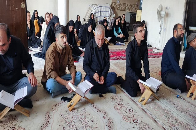 حضور قرآن آموزان فعالیت های قرآنی مؤسسه قرآنی مبین دهدشت