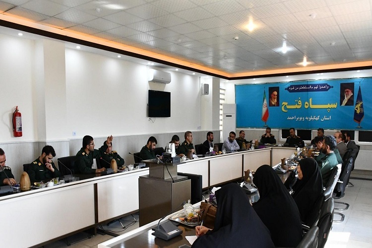 نشست مسئولان سپاه فتح با مدیرکل آموزش و پرورش استان
