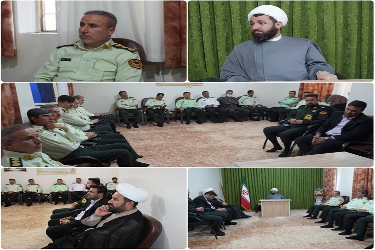 دیدار مسئولان نیروی انتظامی کهگیلویه با امام جمعه دهدشت