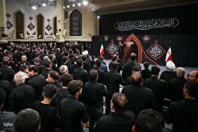 عزاداری شب تاسوعا در حسینیه امام خمینی(ره)