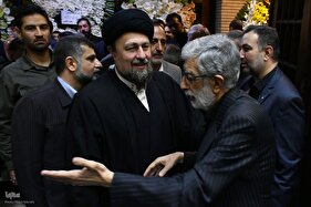 مراسم ختم مادر غلامعلی حدادعادل