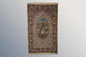 رونمایی فرش کرمانی نادر در موزه الکفیل در روز جهانی هنر اسلامی