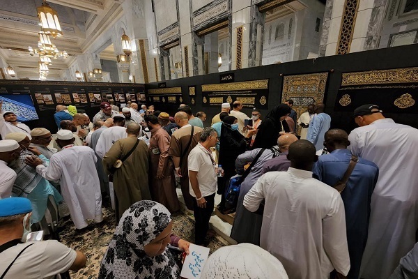 Exposition à La Mecque sur la fabrication du drap de la Kaaba