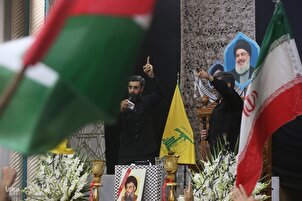 Commemorazione di martirio Seyyed Hasan Nasrallah al santuario di Fatima Masumeh