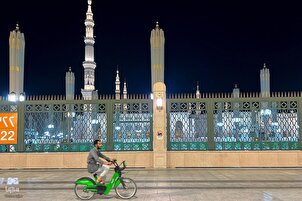 Città santa di Medina durante l'Hajj 2024