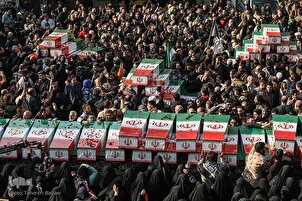 Pengebumian syahid yang tidak dikenali di seluruh negara Iran
