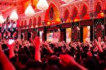В священном храме Имама Хусейна (мир ему) молодые бахрейнцы...