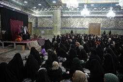 Маросими таҷлил аз солрӯзи омадани Бонуи Каромат ба Қум баргузор шуд + АКС